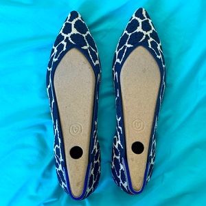 Rothy’s Indigo Giraffe Points 9.5